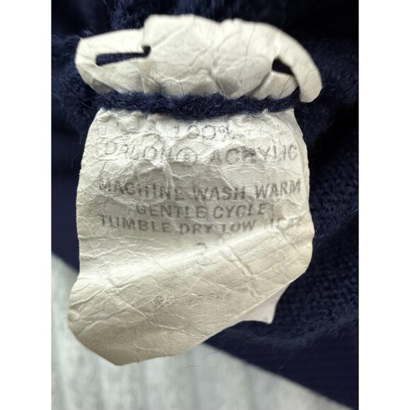 VTG Pickering Disney Sweater Mens L Navy Mickey Mouse Embroidered Golf Knit USA - Picture 7 of 12